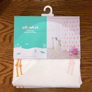 NWT Flamingo Shower Curtain